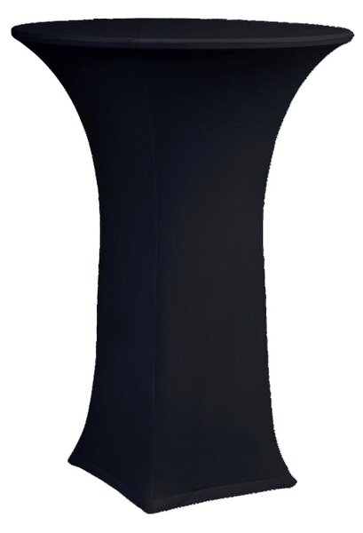 Könyöklő asztal szoknya terítő - fekete
