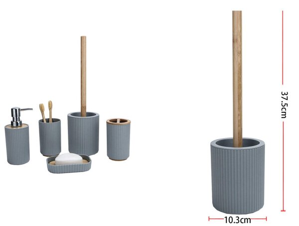 WC KEFE PP 37,5X10,3CM SZÜRKE