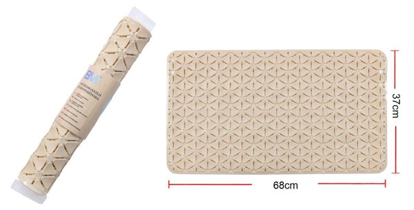 CSÚSZÁSGÁTLÓ ZUHANYSZŐNYEG 37CMX68CM PVC