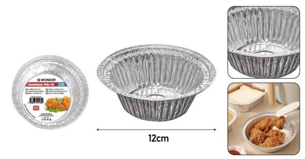 TÁL ALU. 12CM/258ML 20DB-OS
