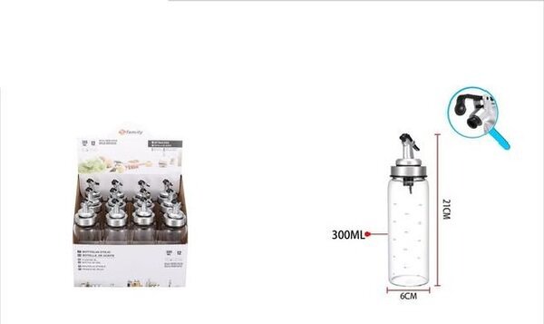 OLAJTÁROLÓ ÜVEG 300ML