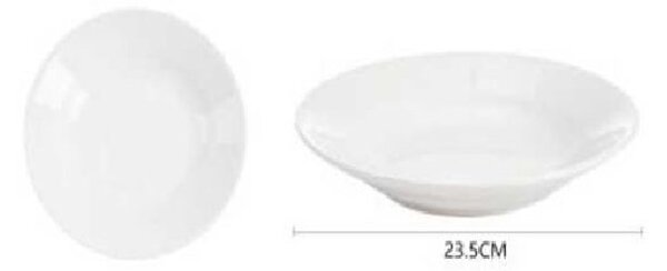 MÉLY TÁNYÉR PORC. 23,5CM