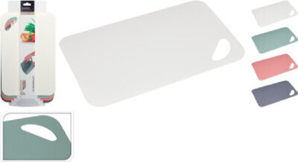VÁGÓDESZKA RUGALMAS PP 4DB-OS KÉSZLET 29X19X1,7CM