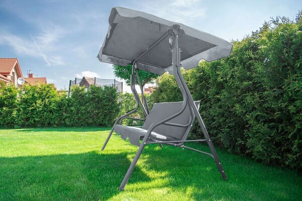 Funfit Garden Relax 3 személyes kerti Hintaágy - szürke