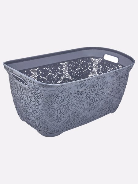 SZENNYESTARTÓ KOSÁR MŰA. 30L, 5 SZÍN "LACE" 23*35,5*51,5CM