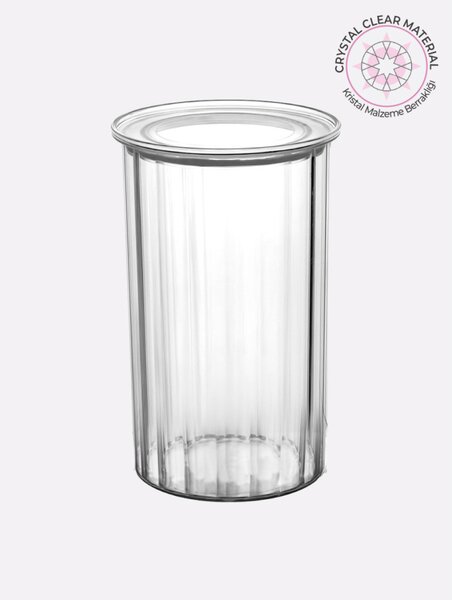 TÁROLÓDOBOZ 1L "CRYSTAL" MŰANYAG