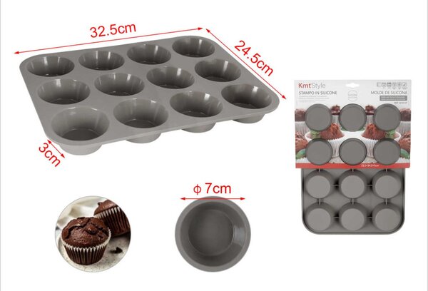 SÜTŐFORMA SZILIKON 32,5*24,5*3CM
