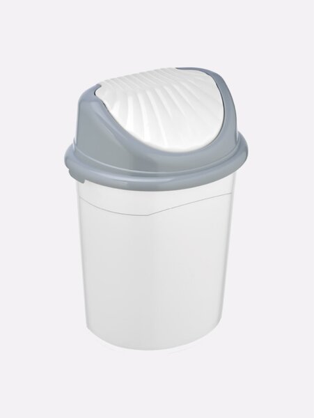 SZEMETES MŰA. 4L, 4 SZÍN "OYSTER" 27,5*19,5*15,5CM