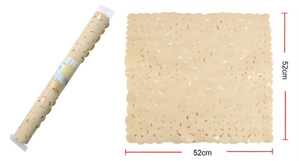 CSÚSZÁSGÁTLÓ ZUHANYSZŐNYEG 52CMX52CM PVC