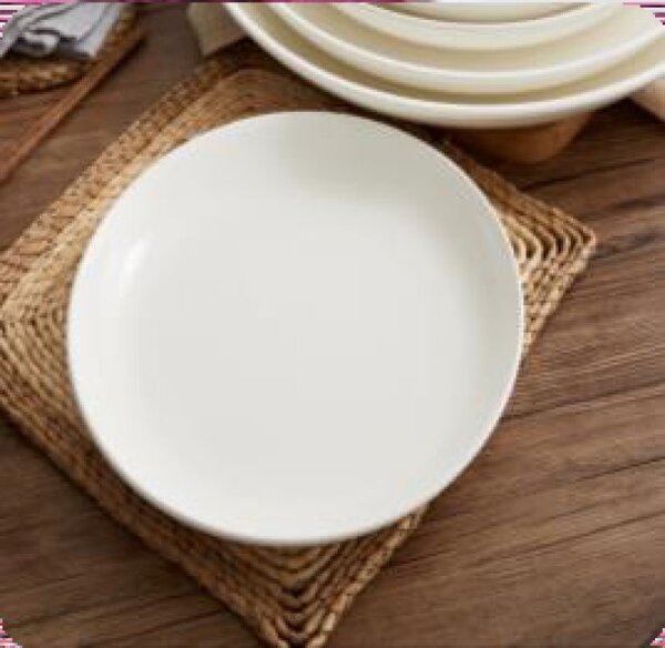 LAPOS TÁNYÉR PORCELÁN 25CM