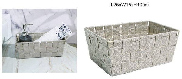 TÁROLOKOSÁR PP 25CMX15CMX10CM