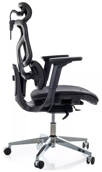 EQ-1 ergonomikus forgószék hálós fekete 4D kartámasszal