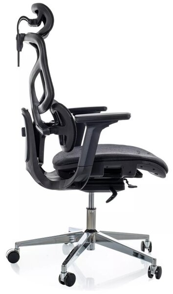 EQ-1 ergonomikus forgószék hálós fekete 4D kartámasszal