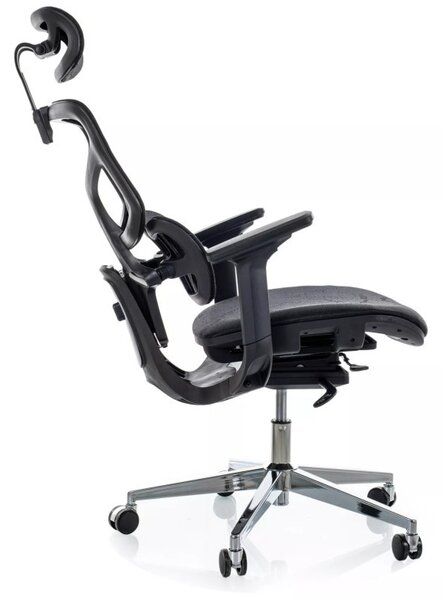 EQ-1 ergonomikus forgószék hálós fekete 4D kartámasszal