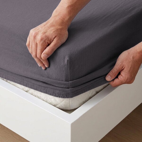 4Home IDEAL jersey lepedő antracit, 200–220 x 200 cm, 200–220 x 200 cm