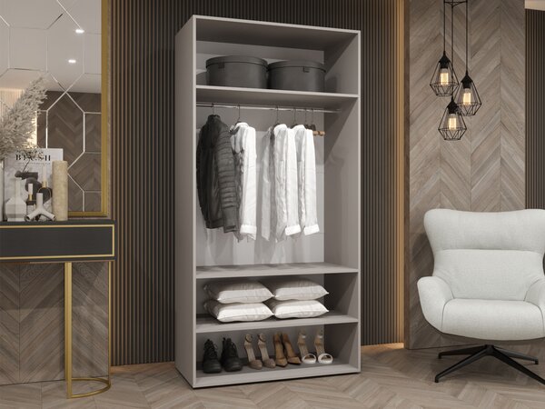 MARBELLA 2 ruhásszekrény 100x202x52 - dió