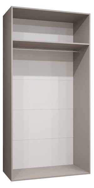 MARBELLA 2 ruhásszekrény 100x202x52 - dió