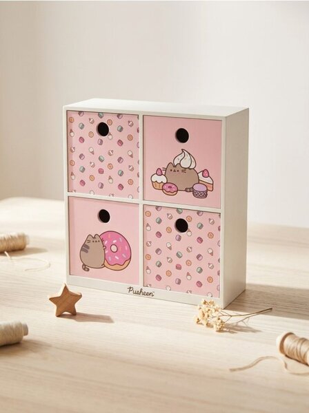 Sinsay - Gyerek szekrény fiókokkal Pusheen - pasztellpink