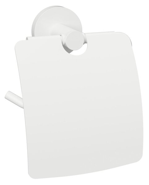 Sapho, X-ROUND WHITE toalettpapír tartó fedővel, fehér