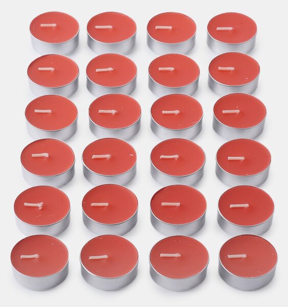 Sinsay - Illatmentes tea gyertyák 24 pack - piros