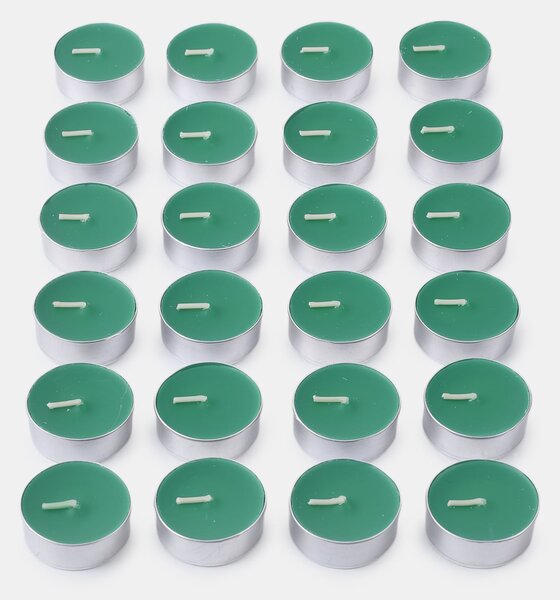 Sinsay - Illatmentes tea gyertyák 24 pack - zöld