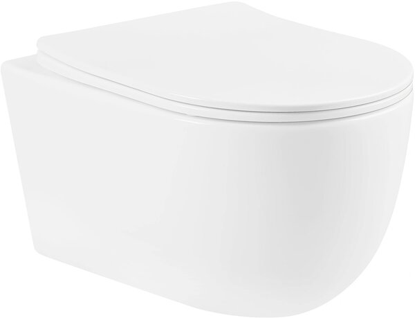 Mexen Carmen Rimless, függő WC -csésze 49 x 36 cm, fehér, 3388XX00