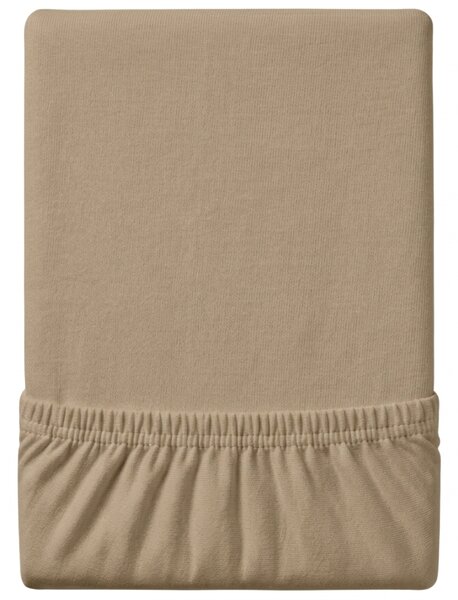 Jersey bézs lepedő EXCLUSIVE 90x200 cm