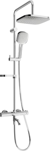 Mexen KX33 zuhanykészlet termosztatikus fürdőkáddal Kai, króm, 779003391-00