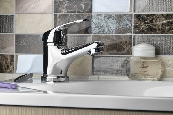 Aqualine, AQUALINE 35 mosdócsap forgatható kifolyóval, lefolyó nélkül, króm, 52196