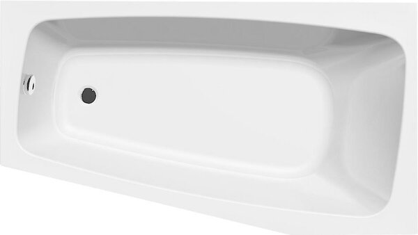 Aqualine Aqualine, BEROUNKA kád 160x90x41cm, jobb, fehér, A1691