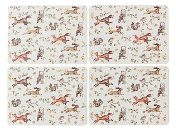 Parafa tányéralátét szett 4 db-os 21x29 cm Forest Fable – Cooksmart ®