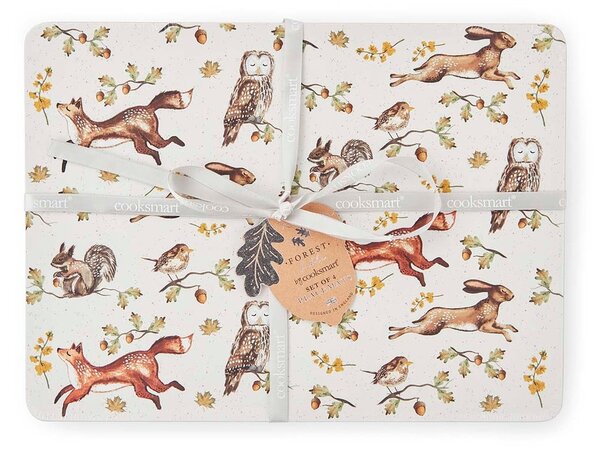Parafa tányéralátét szett 4 db-os 21x29 cm Forest Fable – Cooksmart ®