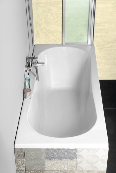 Aqualine Aqualine, JIZERA kád 170x70x39cm lábak nélkül, fehér, G1770