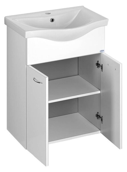 Aqualine Aqualine, KERAMIA FRESH mosdószekrény 51,1x74x34cm, fehér, 50057