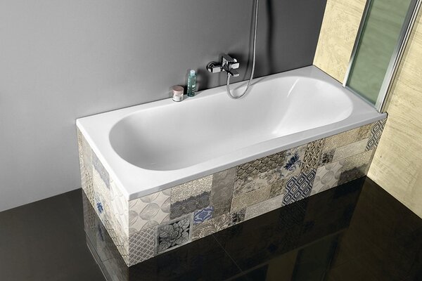 Aqualine Aqualine, JIZERA kád 180x80x39cm lábak nélkül, fehér, G1880