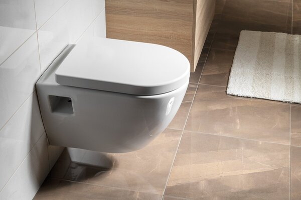 Aqualine Aqualine, NERA fali WC csésze, 35,5x50 cm, fehér, NS952