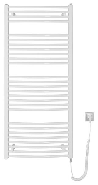 Aqualine Aqualine, ORBIT-E elektromos melegítő, kerek, 600x1320 mm, 600W, fehér, ILEO36T