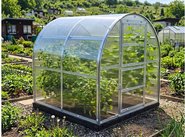Üvegház LANITPLAST KYKLOP2 2x2 m PC 4 mm LG4752