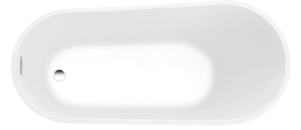 Aqualine Aqualine, TISA szabadon álló kád 150x75 cm, fehér, E1575