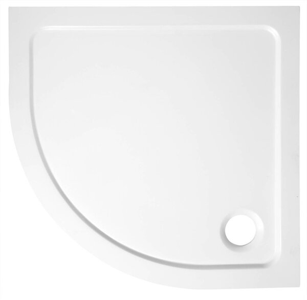 Aqualine Aqualine, TECMI öntött márvány tálca, negyedkör 90x90x3 cm, R55, PQ559