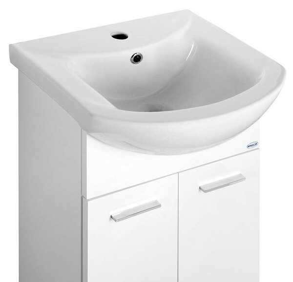 Aqualine Aqualine, ZOJA mosdószekrény 42x74x25cm, fehér, 51045A