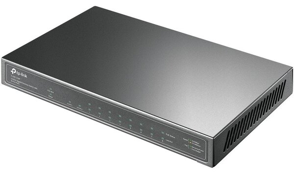 TP-Link TL-SG1210P hálózati kapcsoló Beállítást nem igénylő (unmanaged) Gigabit Ethernet (10/100/1000) Ethernet-áramellátás (PoE) támogatása Szürke