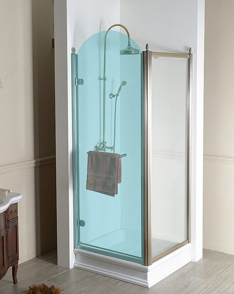 Gelco Gelco, ANTIK oldalfal 800mm, átlátszó üveg, bronz, világos árnyékoló, GQ5680CL
