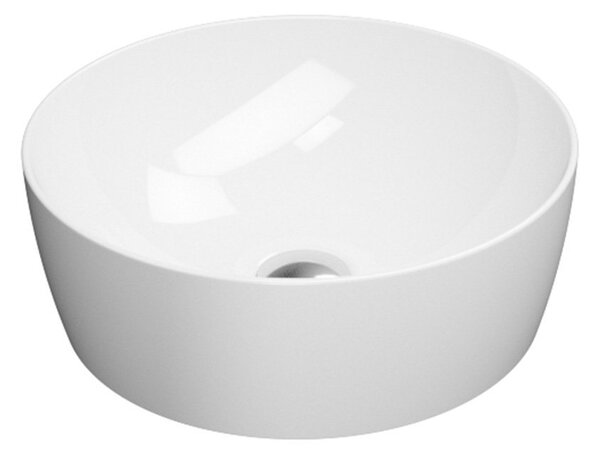 GSI, SAND kerámia asztali mosdókagyló, átmérő 40 cm, fehér ExtraGlaze, 903911