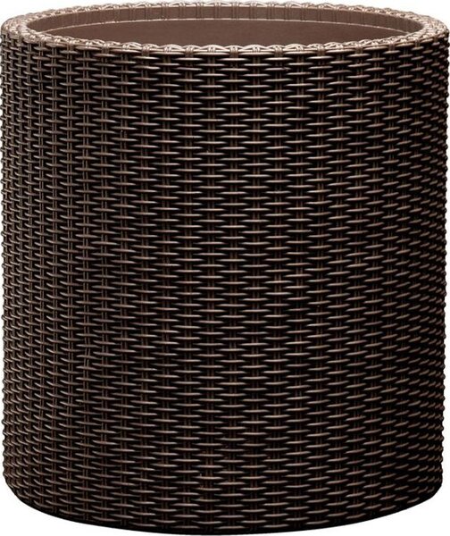 Keter Cylinder L virágcserép, barna