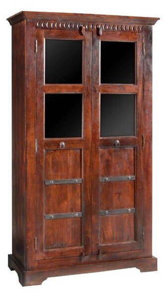 CAMBRIDGE koloniál sarokszekrény, masszív akác 183x108 cm