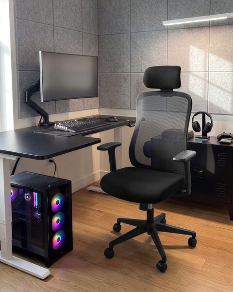 Gamer szék NEMOAR Fekete