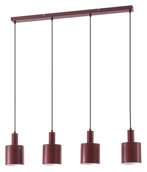Függőlámpa Lindby, Ovelia, dimmable, Piros, Konyha, Fém, Modern