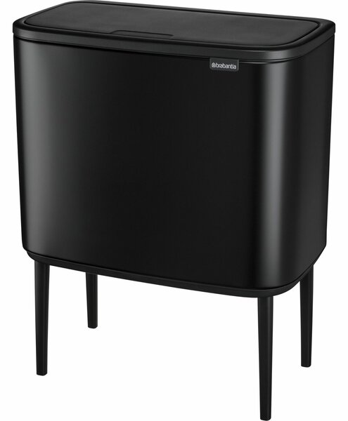 Brabantia 316067 Bo Touch Bin Szelektív szemetes kuka 3 x 11 L - Fekete