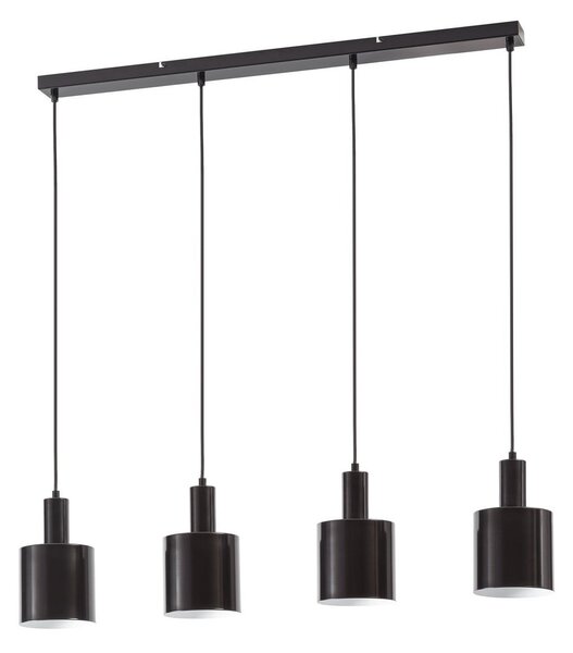 Függőlámpa Lindby, Ovelia, dimmable, Fekete, Konyha, Fém, Modern